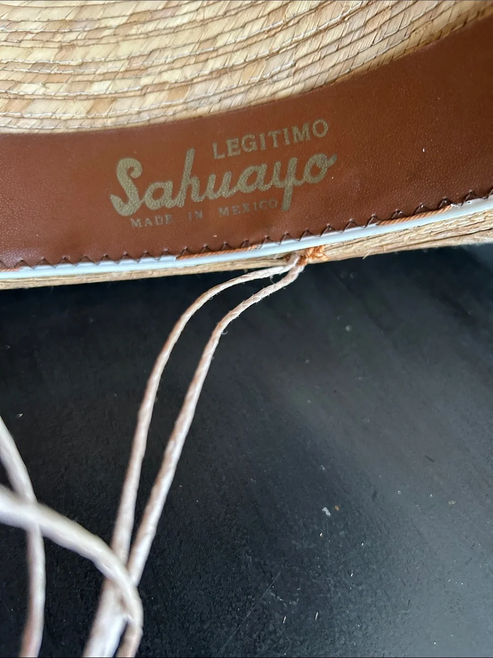 Legitimo Sahuayo Mexican Woven Straw Wide-Brim Hat with Braided Accent